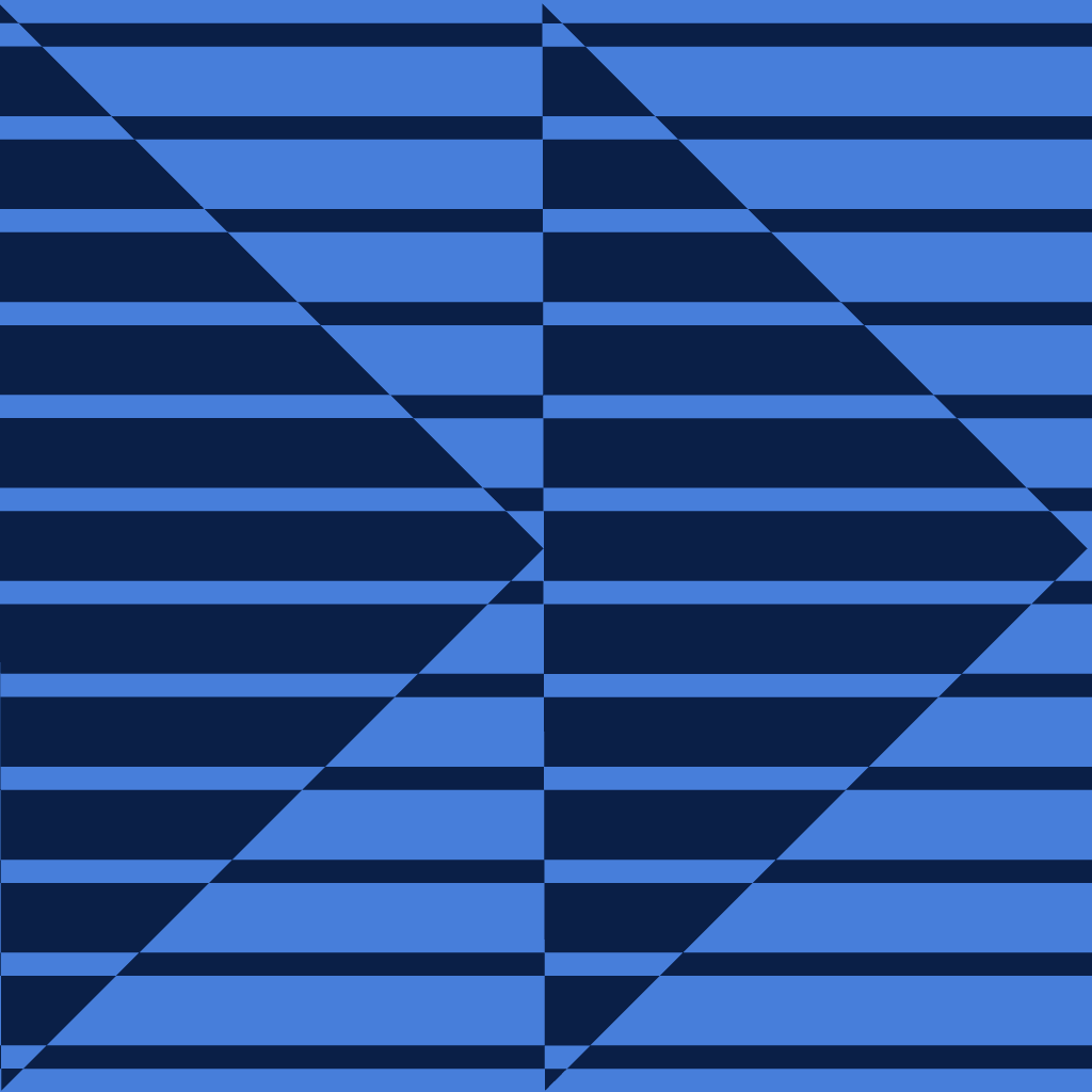 FlyBeena chevron pattern