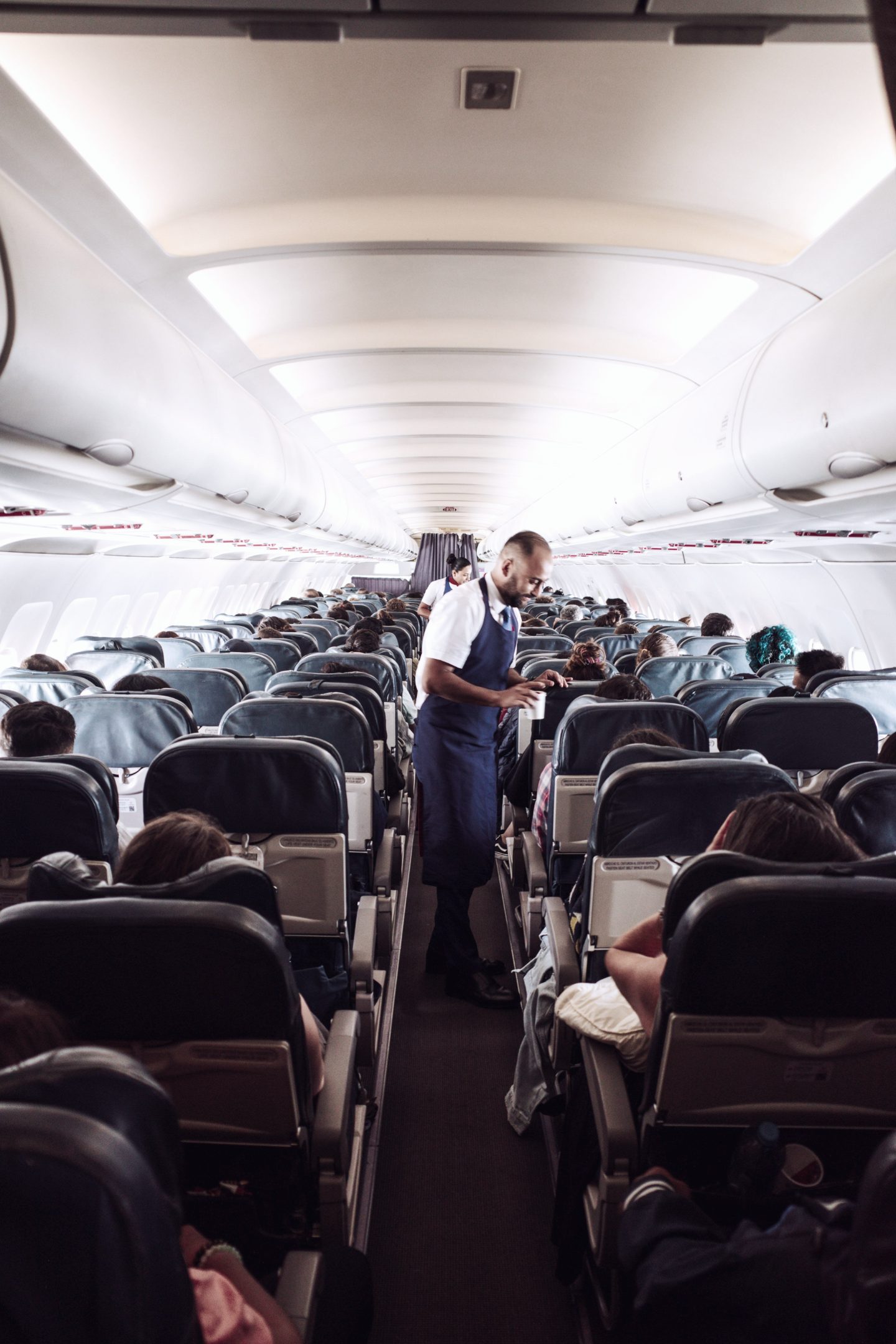 Cabin crew mid-service